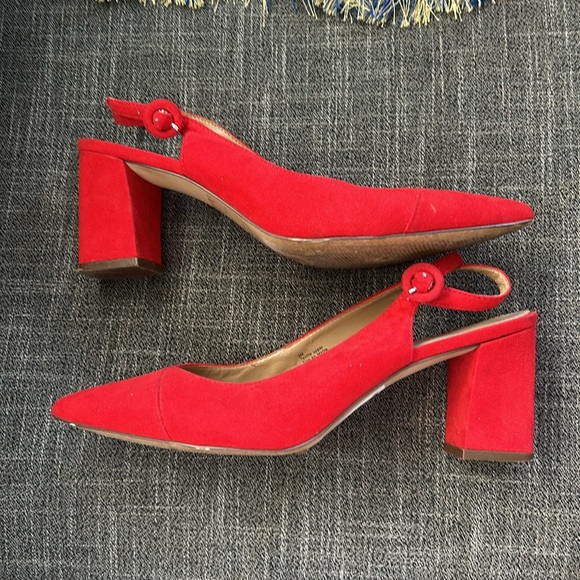 14th and Union red pointy heels - Picture 3 of 4